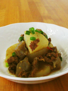 大根と牛肉のピリ辛みそ煮-レシピのメイン写真