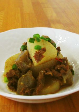 大根と牛肉のピリ辛みそ煮-レシピのメイン写真