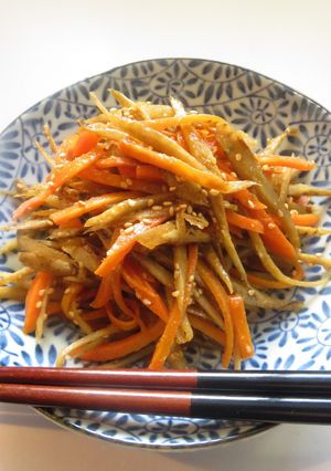 😊作り置きに✨簡単おかず♪味噌きんぴらごぼう😊-レシピのメイン写真