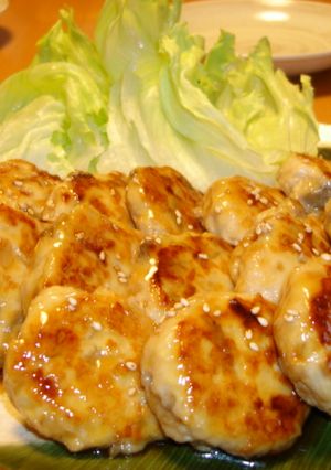 ゴボウ入り☆やわらか豆腐つくねバーグ-レシピのメイン写真