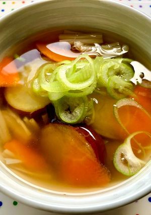 薩摩芋とえのきの優しいコンソメスープ♡-レシピのメイン写真