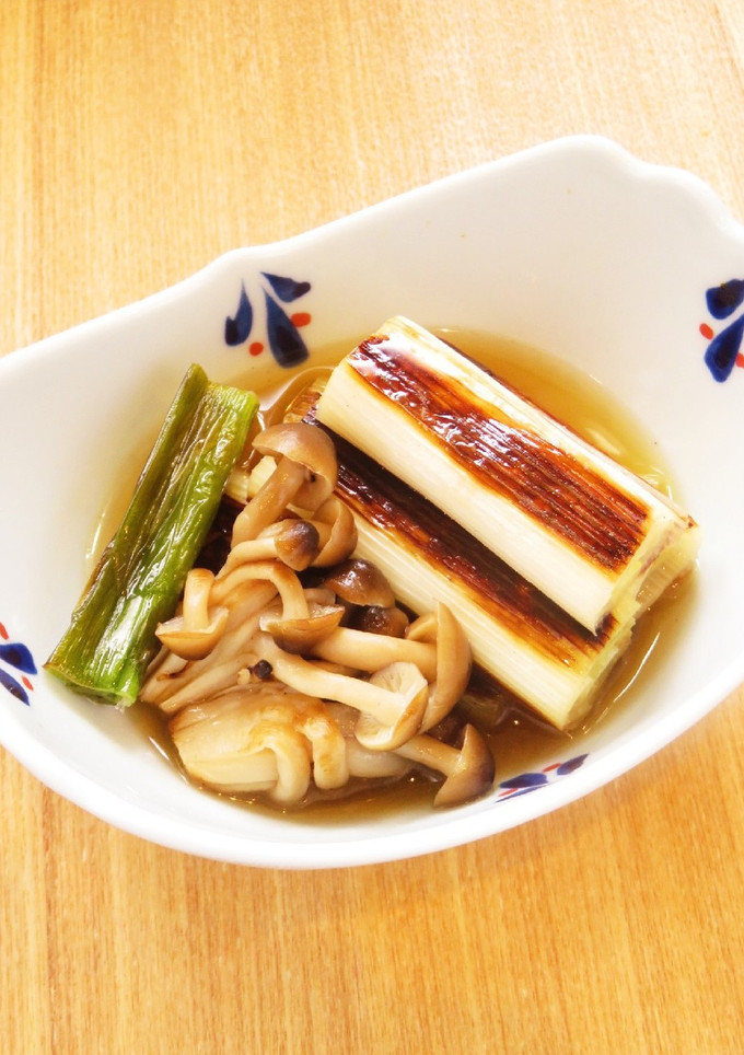 ☺簡単♪長ねぎとしめじの焼きびたし☺-レシピのメイン写真