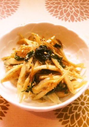😊簡単常備菜♪ごぼうと海苔のナムル😊-レシピのメイン写真