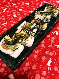 柚子胡椒ねぎマヨ焼きはんぺん♪-レシピのメイン写真