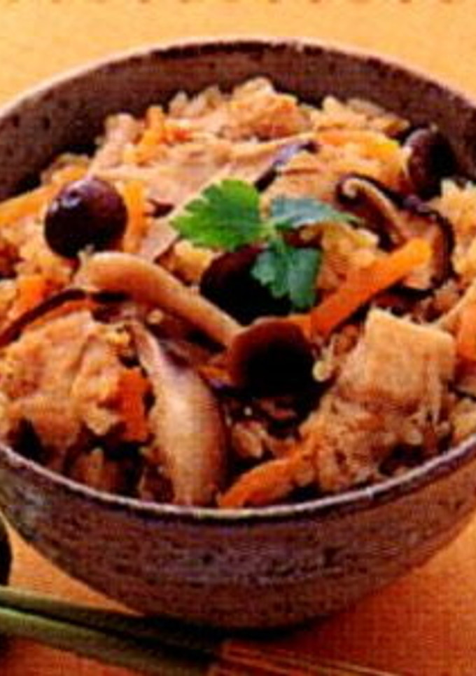 きのことササミの炊き込みご飯-レシピのメイン写真