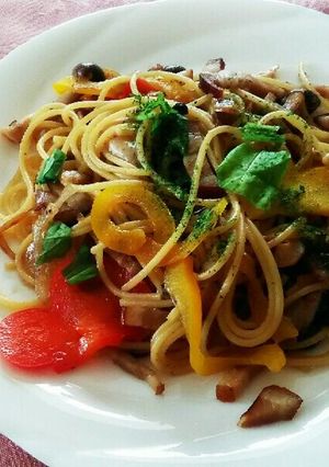10分で簡単和風きのこパスタ-レシピのメイン写真