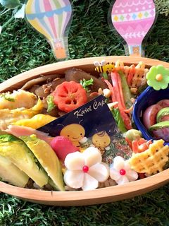 2月6日 芽キャベツお好み焼き風 詰め方-レシピのメイン写真