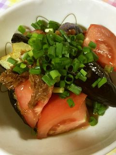 ベジ♪揚げなすとトマトのさわやか風味-レシピのメイン写真