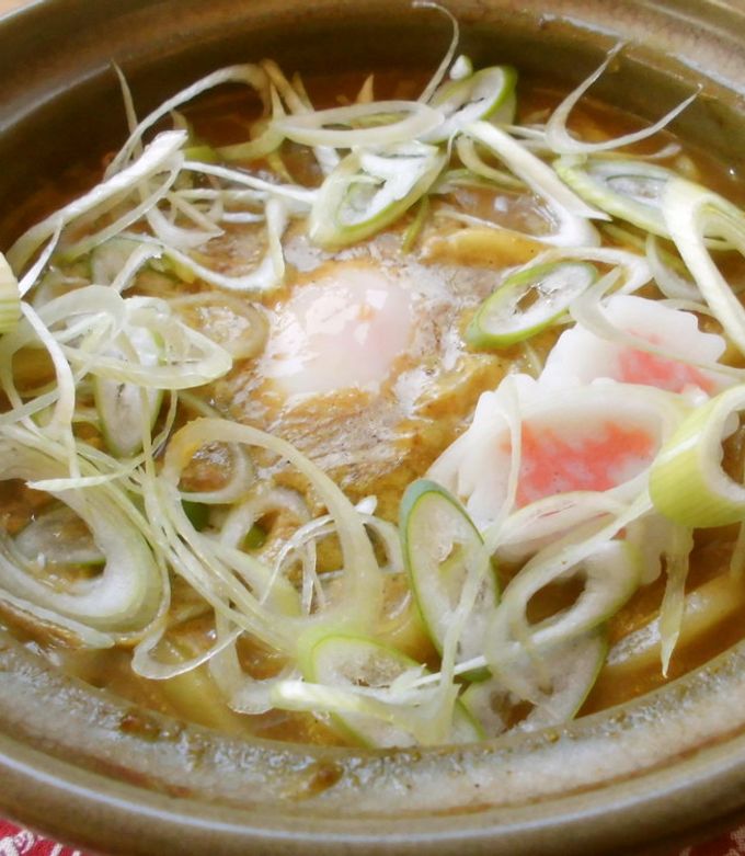 鍋焼きカレー南蛮うどん♪-レシピのメイン写真