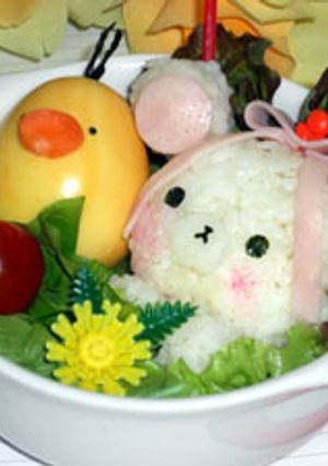 キイロイトリ♪コリラックマ♪キャラ弁-レシピのメイン写真