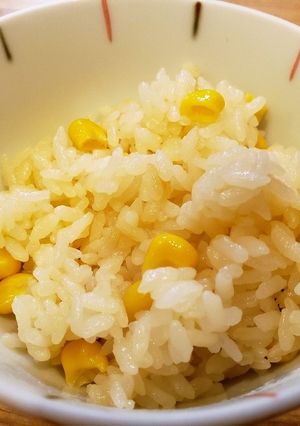 材料２つだけ！炊飯器でコーンごはん♪-レシピのメイン写真