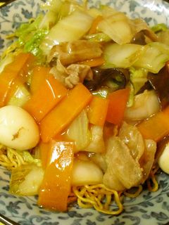 ショウガでぴりっと♪中華あんかけ焼きそば-レシピのメイン写真