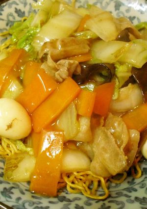 ショウガでぴりっと♪中華あんかけ焼きそば-レシピのメイン写真