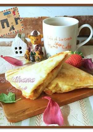 ⁂リメイク⁂おからとカレーのホットサンド-レシピのメイン写真