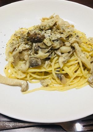 和風クリームスパ♪-レシピのメイン写真
