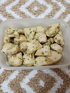 超簡単!鶏むね肉のバジルマスタード炒め-レシピのメイン写真