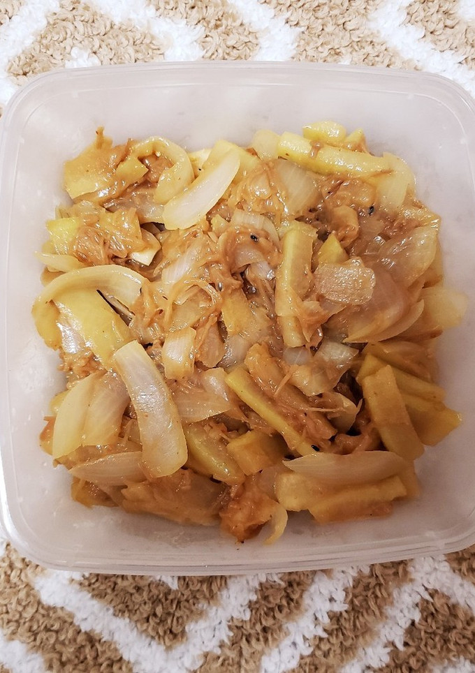 超簡単!大根と玉ねぎのなめたけ炒め-レシピのメイン写真
