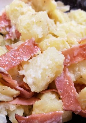 カリカリハムのポテトサラダ-レシピのメイン写真