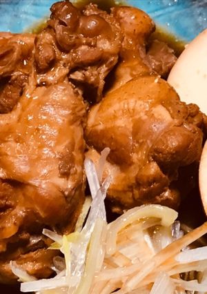 疲労回復ダイエット♡手羽元黒酢さっぱり煮-レシピのメイン写真