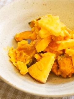 りんご・南瓜・炒り卵のサラダ♪-レシピのメイン写真