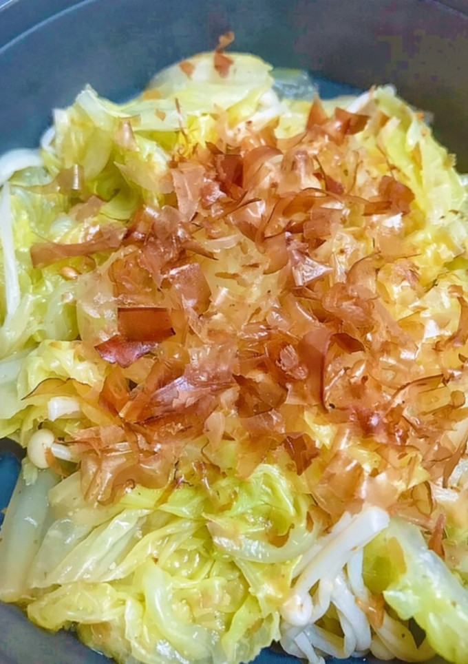 糖尿病の旦那に作る簡単白菜とエノキの浸し-レシピのメイン写真