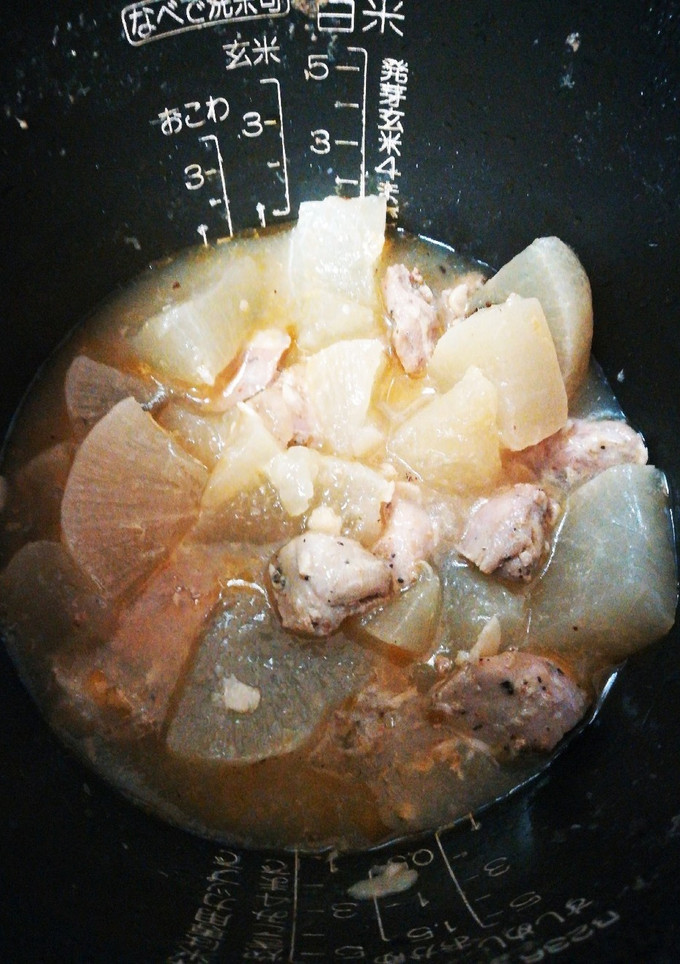 炊飯器で☆大根と鶏モモの洋風スープ-レシピのメイン写真