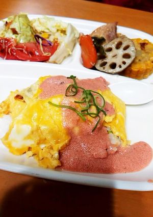 ぱぱっと和風明太子オムライス-レシピのメイン写真