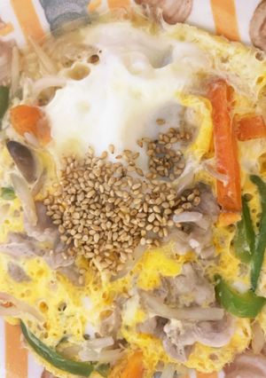 全てレンジ塩焼きそば味豚平焼風-レシピのメイン写真
