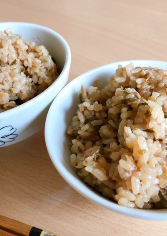 ツナと塩昆布の簡単炊き込みご飯-レシピのメイン写真