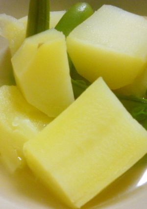じゃがいもとスナップえんどうのスープ煮-レシピのメイン写真