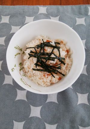 梅とジャコの炊き込みご飯-レシピのメイン写真