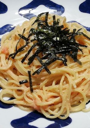 簡単、混ぜるだけ、美味しいたらこスパ-レシピのメイン写真