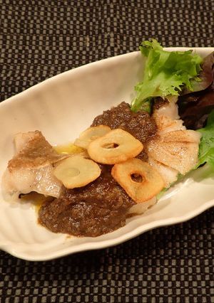 マダラソテーの肝ソース添え-レシピのメイン写真