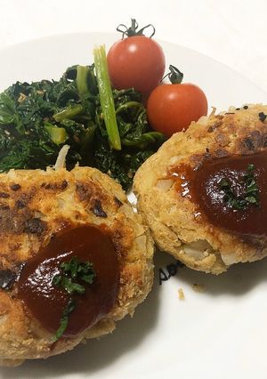 オートミールハンバーグ-レシピのメイン写真