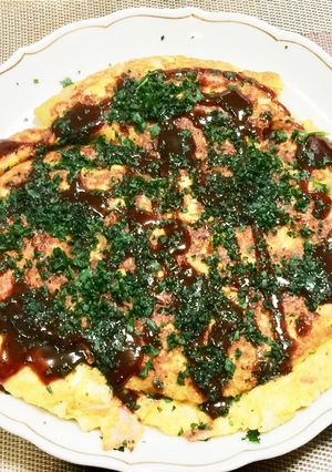 カリフラワーとベーコンのお好み焼き-レシピのメイン写真