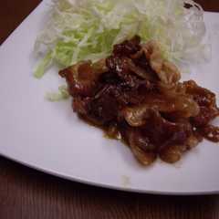 รูปของ ☆簡単だＢｏｏ～　生姜焼き☆