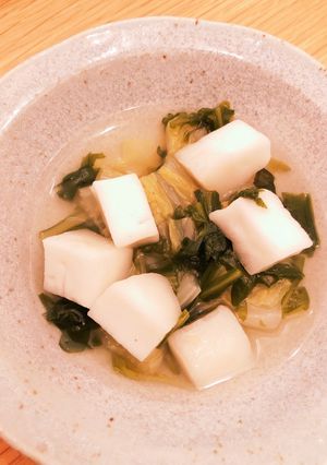 白菜と春菊とはんぺんの煮物-レシピのメイン写真
