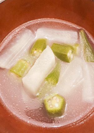 大根とオクラのスープ-レシピのメイン写真