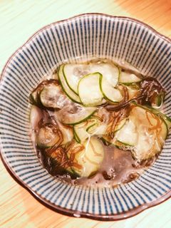きゅうりともずくの酢の物-レシピのメイン写真