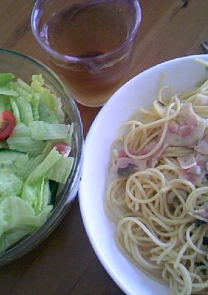 しめじとベーコンの和風パスタ-レシピのメイン写真