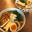 残ったカレーとコンビニで和風カレーうどん