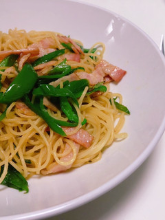 ピーマンとベーコンの和風パスタ-レシピのメイン写真