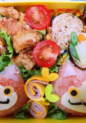 妖怪ウォッチ ジバニャン弁当-レシピのメイン写真
