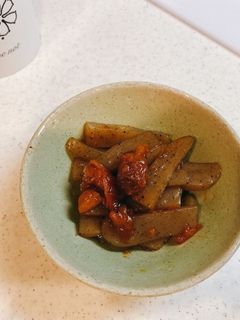 こんにゃくの梅煮♡ダイエットレシピ-レシピのメイン写真