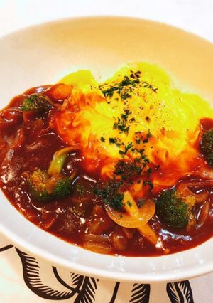 わたしのオムライス　ビーフシチューソース-レシピのメイン写真