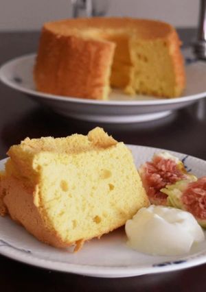 全卵使い切りシフォンケーキ-レシピのメイン写真