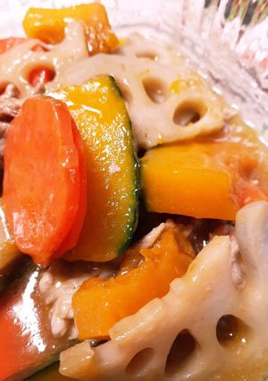 根菜と豚バラあんかけ-レシピのメイン写真