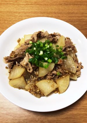 腸まで届く豚バラ大根の甘辛あんかけ-レシピのメイン写真