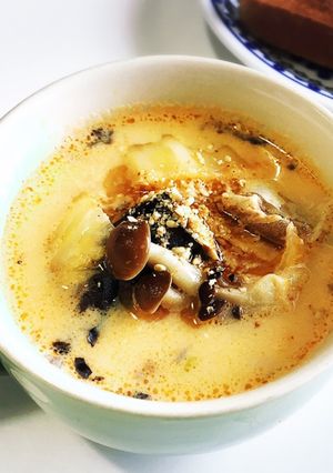 鯖とキムチの豆乳スープ-レシピのメイン写真