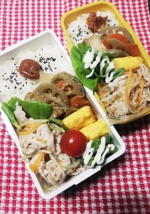 パパ&ママ弁当♡2/7-レシピのメイン写真